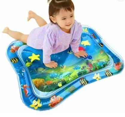 Baby Kids Water Mat Toys Inflatable Tummy Time Leakproof Water Mat